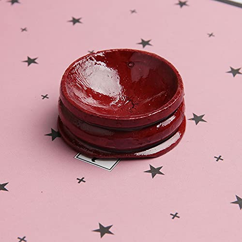 Acxico 1Pcs 40-50mm Natural Red Crystal Ball Sphere Energy Stone Healing Polished Home Decor