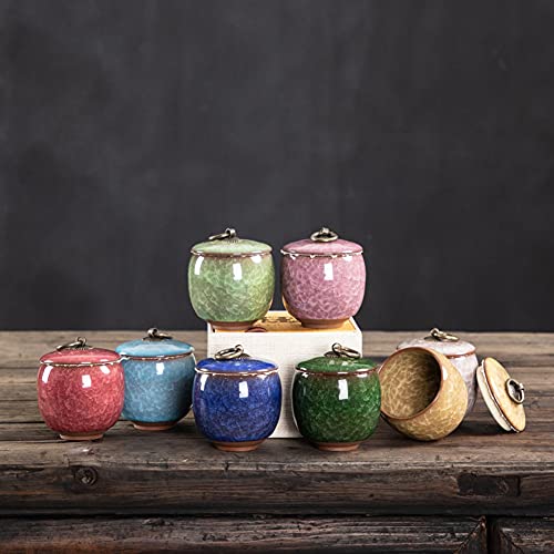 Small Keepsake Urn for Human Ashes with Velvet Box Pet Keepsake Urn Small Cremation Urns Mini Funeral Urn Decorative Urns for Home Decor Fits a Small Amount of Cremated Remains Jade Green