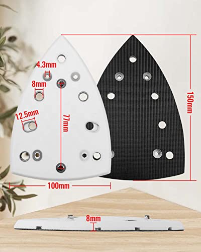 TIKSCIENCE DTS400 DS400 triangle sanding pad with hook and loop backing for random orbit sanders