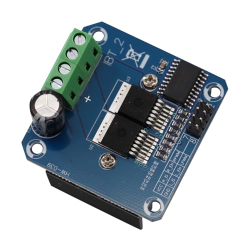 BTS7960 43A High Performance Double DC Stepper Motor Driver Module Motor Driver Module Module Board 5.5 V to 27 V for Smart Car (Pack of 3)