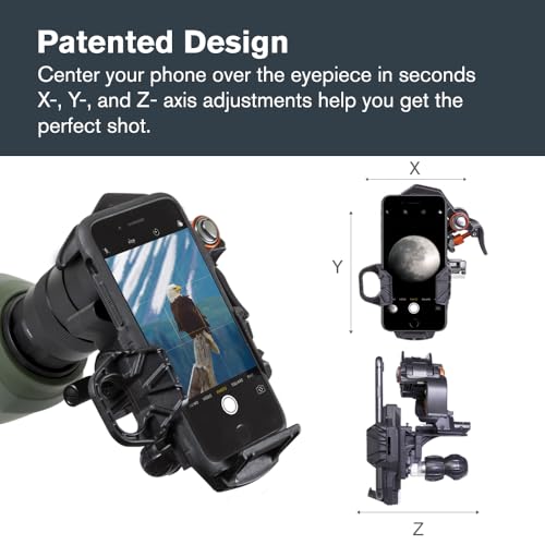 Celestron NexYZ DX Smartphone Adapter for Telescope with Bluetooth Remote
