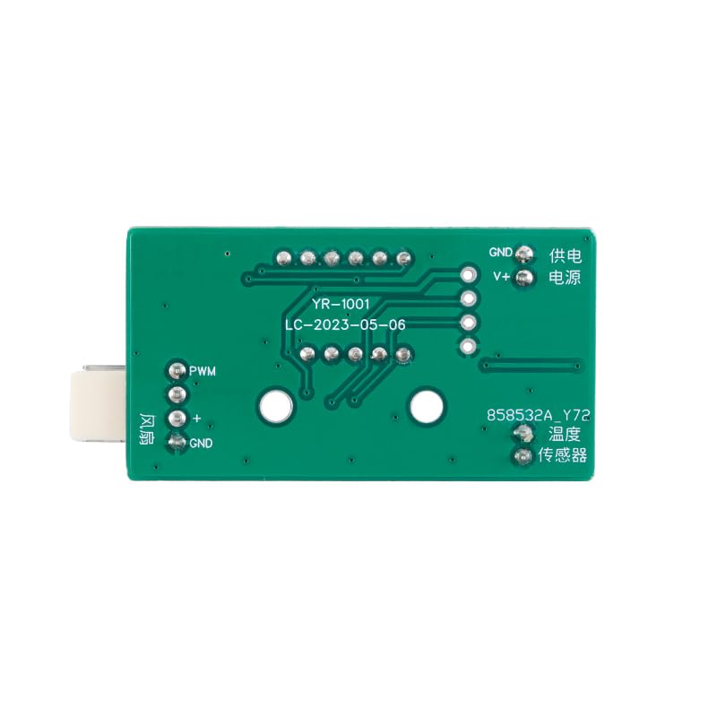 2Pcs 4-Wire Fan Temperature Speed Controller Module Board YR-1001 DC12V Fan Speed Controller Temperature Control Module