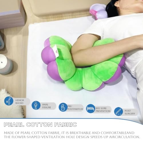 Pressure Ulcer Cushion,Bed Sore Cushions,Donut Pillow for Bed sores,Pressure Relief Sciatica Pillows,for Foot Pressure Relief,Elbow,Ankle,Leg,Hip Support Pad Purple