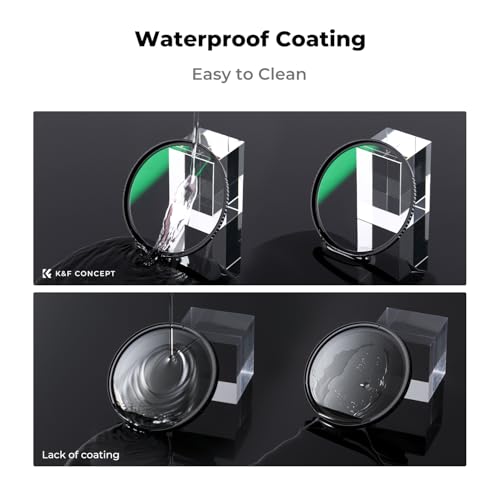 K&F CONCEPT 67mm CPL MCUV ND1000 Lens Filter 2 Lens Caps Kits
