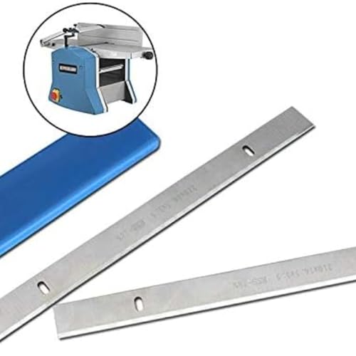 1 Pair 210mm HSS Thickness Planer Blades 210x16.5x1.5mm Jointer Knives For Scheppach Einhell Erbauer Woodworking Tool Accessories (Size : 210mm)