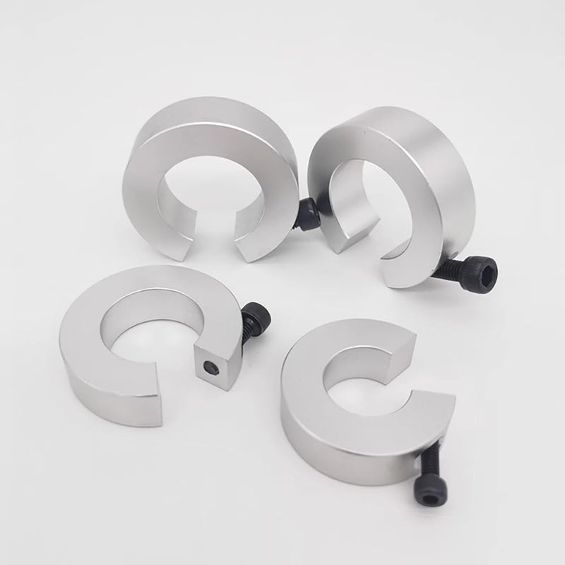 [Australia - AusPower] - 4PCS SBR20 20mm Linear Rail Stop Collars Aluminum Alloy Shaft Limit Fixing Rings CNC Parts Tool Linear Rail Shaft Stop Collars For SBR20 4 