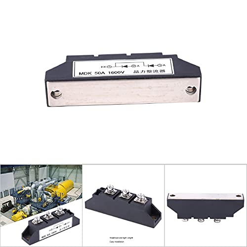 Tbest Photovoltaic Block Diode, Photovoltaic Anti-Reverse Rectifier MDK 50A 1600V Bridge Diode Rectifier Module