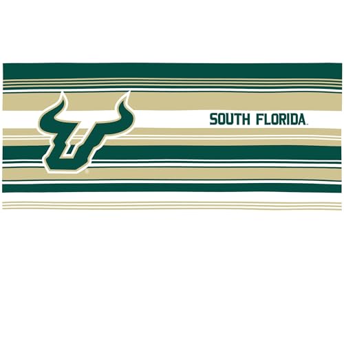 Tervis USF Bulls - Assorted Made in USA Double Walled Insulated Tumbler Travel Cup Keeps Drinks Cold & Hot, 16oz 4pk, Classic