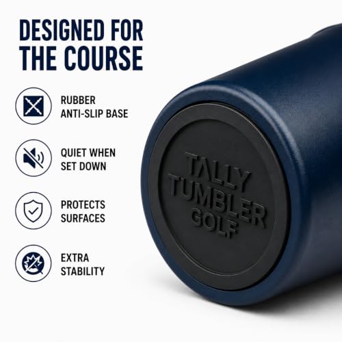 Tally Tumbler Golf 20oz Stainless Steel Golf Scorekeeping Tumbler (Bogey Blue) Bogey Blue
