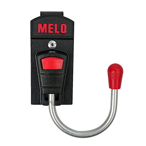 MELOTOUGH cordless drill holster with single tool belt hook, black tool holder for hands-free carrying