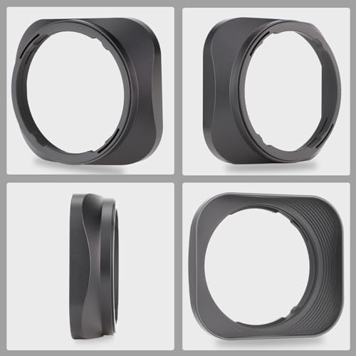 Haoge Bayonet Square Metal Lens Hood for Sigma 23mm F1.4 DC DN Lens LH-SM23