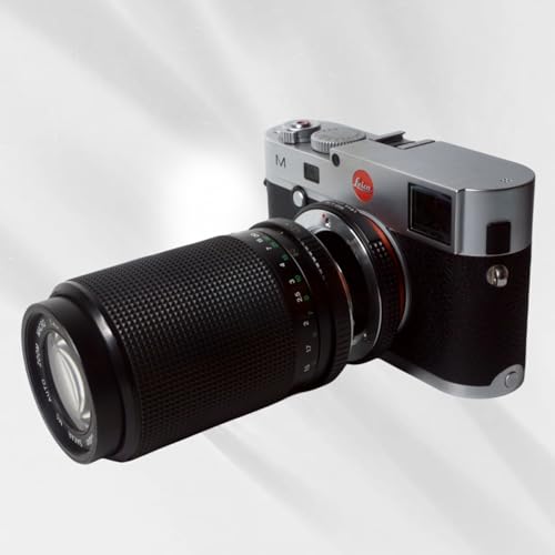 PHOLSY Lens Adapter Compatible with Minolta MD MC Lens and Leica M Camera Minolta MD to Leica M