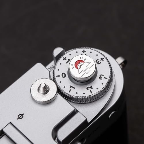 Hot Shoe Shutter Button Set, Soft Release Button,Suitable for FUJIFILM XT5 XT4 XT3 XT30 XT20 X100V X100F XT100 X-E3 X-PRO2 X-PRO3 (Mountains and sea) Mountains and sea
