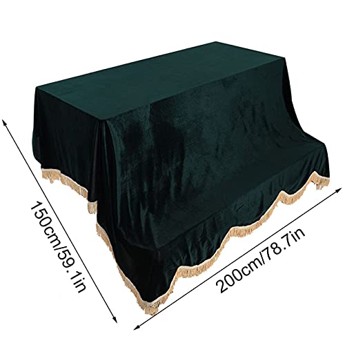 Upright Piano Dust Cover, 78.7in Pleuche Protective Cover