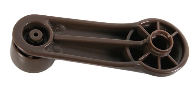 [Australia - AusPower] - TRQ Window Crank Handle Brown Pair Set Compatible with 1985-1993 Nissan 720/1985-1993 Nissan D21 Hardbody Pickup 