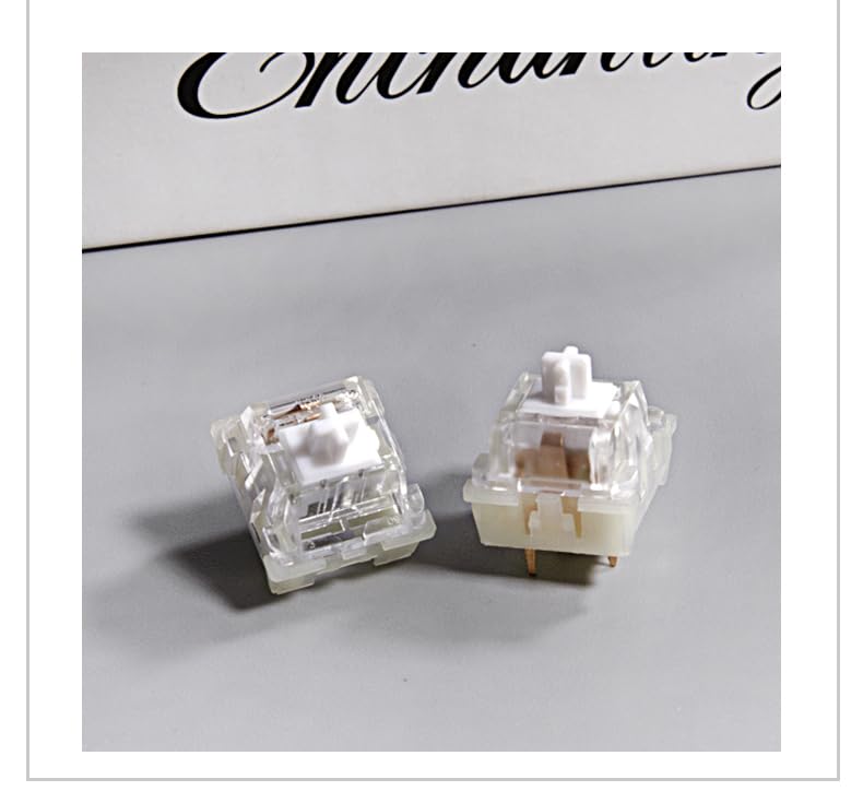 [Australia - AusPower] - KPREPUBLIC KTT Kang White Switch V3 Linear 43g 53g MX switch for mechanical keyboard 80m Factory Lubed Kangbai Switch Nylon POM 3pin (KTT Kang White x90) KTT Kang White x90 