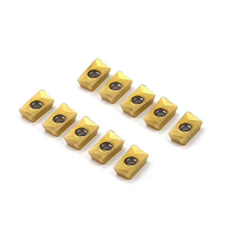[Australia - AusPower] - OSCARBIDE Carbide Inserts APKT11T308 Milling Inserts APKT Style Inserts for Face Milling Cutter Alloy Stainless Steel,10 Pieces/Set 