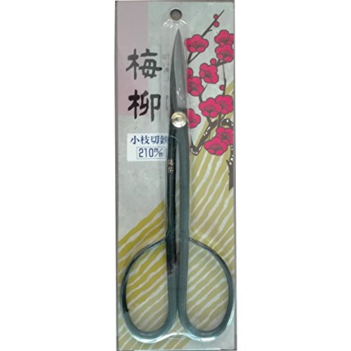 8.5-inch Tenartis twig bonsai shears, Bairyu made in Japan, with sharp metal blades and ergonomic handles