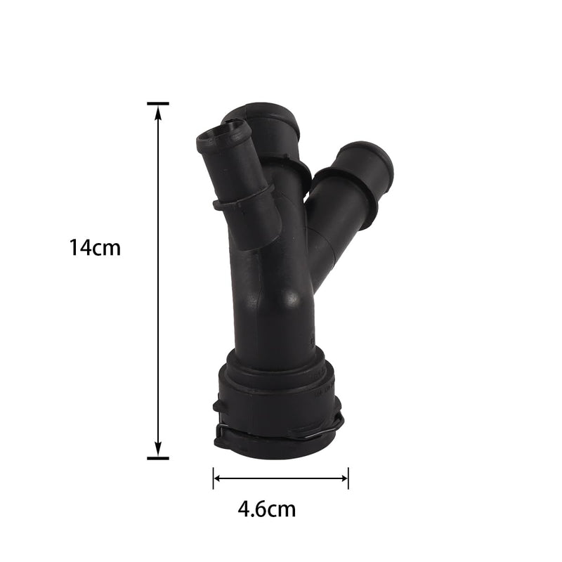 Qury Kühlschlauch-Schnellanschluss Kompatibel Mit GOLF MK7, A3 8V 5Q0122291BF 5Q0122291CT