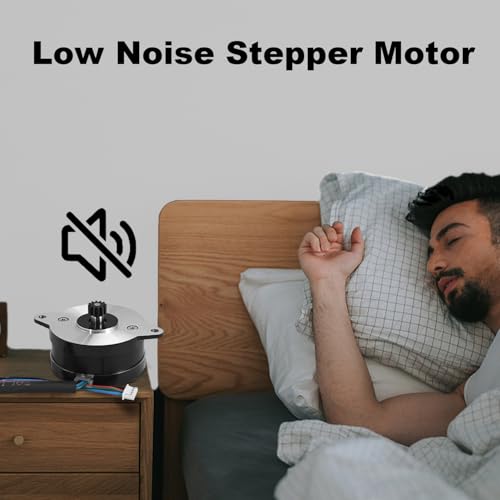 3D Printer Stepper Motor, K1 Extruder Stepper Motor with 12 Teeth, Pancake Stepper Motor Replacement for Creality K1 / K1C / K1 Max/Ender 3 V3 / Ender 3 V3 Plus 3D Printer
