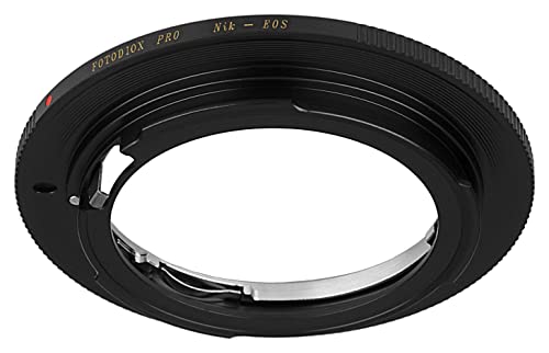 Fotodiox PRO Lens Adapter Compatible with Nikon F-Mount Lenses on Canon EOS EF/EF-S Cameras