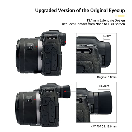 Camera Eyecup + Hard Camera Case: Camera Eyecup with Hard Shell Camera Case