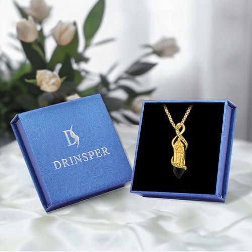 Miraculous Medal Virgin Mary Necklace for Women Men 925 Sterling Silver Virgen De Guadalupe Healing Crystal Pendant Mother Mary Virgencita Catholic Religious Amulet Charm Jewelry St Peregrine Healing Crystal