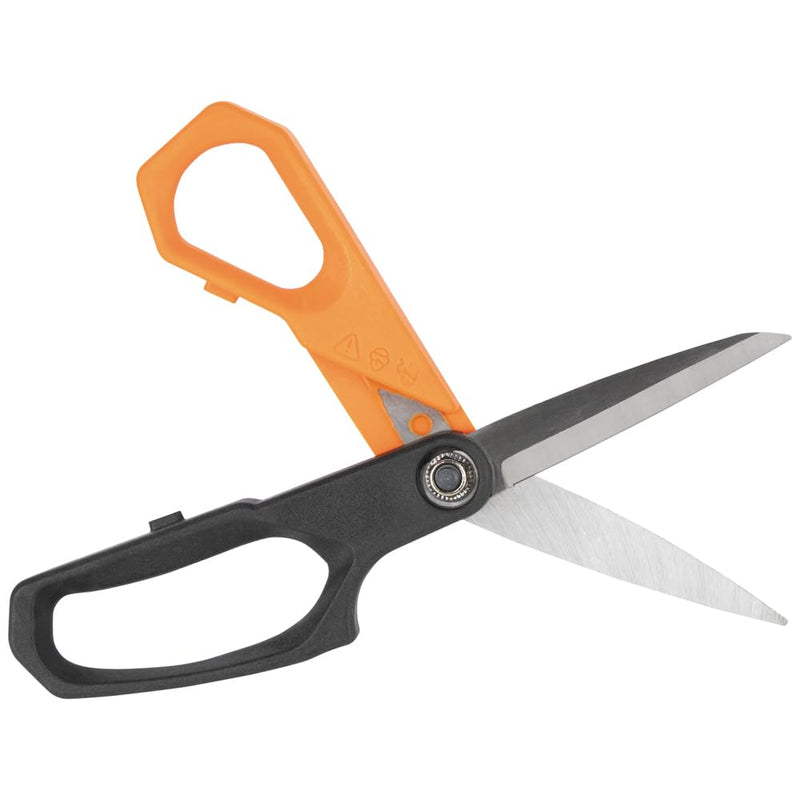 [Australia - AusPower] - Klein Tools B2109 Heavy Duty Scissors, Multipurpose Utility Shears for Cutting Fabric, Cardboard, Plastic, Metal and More, Stainless Steel, 9-Inch 