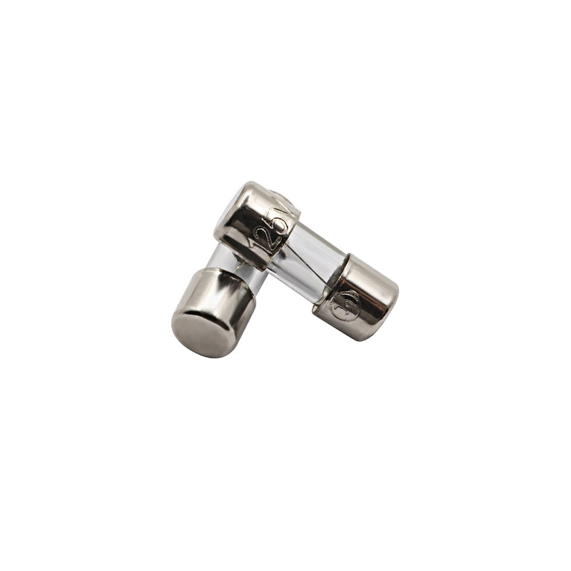 [Australia - AusPower] - 10 Pack F5AL Fast-Blow Mini Fuse 5A 5amp 125V Glass Fuses 0.14 x 0.39 inch / 3.6 x 10 mm (125Volt) (F5A) 