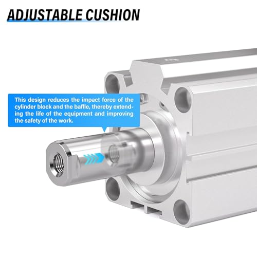TAILONZ SDA40-25 Pneumatic Air Cylinder, 40mm Bore 25mm Stroke 40-25