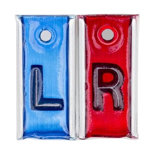 X-Ray Lead Markers "L" and "R" Without Initials Leaded Pb Identifiers for X-Rays with Aluminum Backs