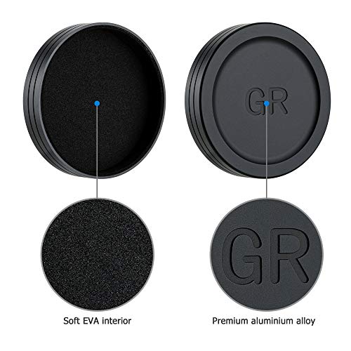 JJC Metal Lens Cap with UV Protective Filter for Ricoh GR IIIx GR III GR II
