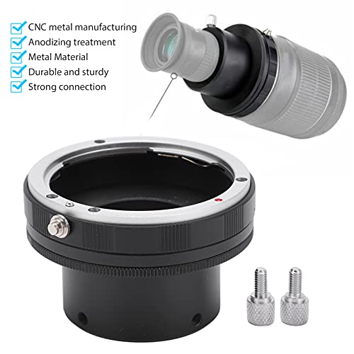 Hilitand Camera Macro Lens Adapter Ring for EF/EF‑S Mount Lens to 1.25in Telescope Eyepiece for Photography Guiding