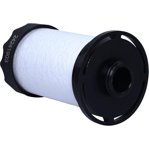 OGRNSA 24241903 replacement precision filter element for air compressor, white cylindrical filter with threaded ends