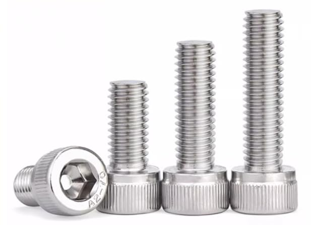 happinesspark 304 stainless steel DIN912 hex socket cap screw kit with nuts and washers, M2-M5 assortment