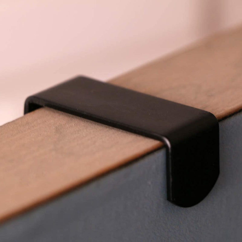 [Australia - AusPower] - Encozy Over The Door Hooks,Coat Rack for Hanging Clothes Hat Towel (Heavy Duty Black 1pcs) … 