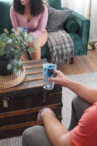 Tervis 16oz Tritan Tumbler | Kelly Ventura - Blue Collection Clear 16oz 4pk