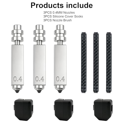 Pulchra 3PK 0.4mm Hardened Steel Hotend Kit for Anycubic Kobra X