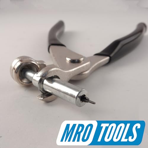 MRO Tools Cleco 3/32-inch sheet metal fastener pins with mesh carry bag, 25-piece set