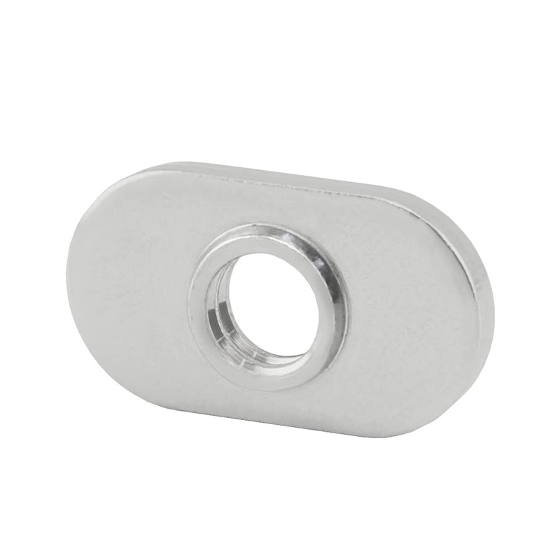 [Australia - AusPower] - 8020, 3675, 10 Series Stainless Steel SS 1/4-20 Centered Slide in Economy T Nuts Hardware Nuts for 10 Series Aluminum Extrusions (25 Pack) 25 Pack 