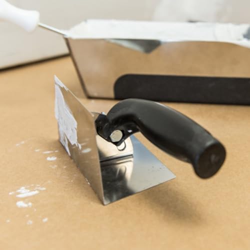 TOOLPRO adjustable corner trowel with stainless blades for drywall wall and ceiling corners