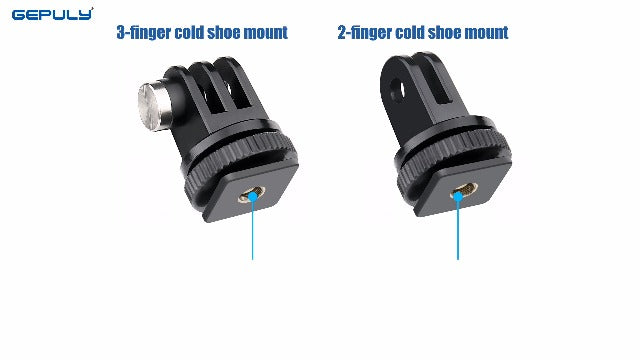 GEPULY Waterproof Case for GoPro Hero 8 Black with 4-Pack Dive Filters Housing Case+Cold Shoe Adapters+Filters