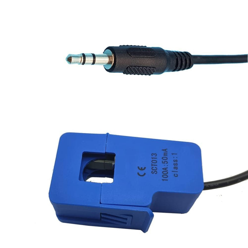 [Australia - AusPower] - 4Pcs 100A/50mA SCT013000 Non-invasive Split Transformer Sensor SCT-013-000 Split Core Current Sensor Transformer, Blue, 4psct100A 