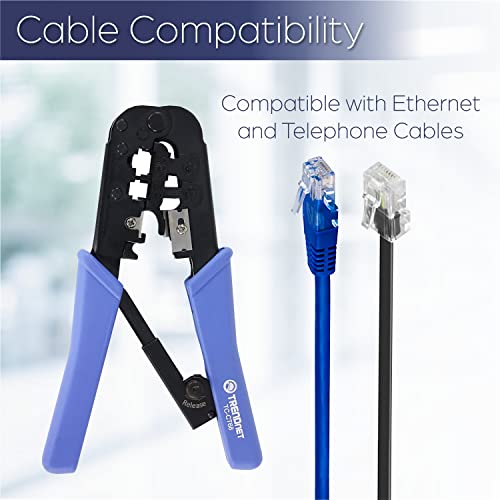TRENDnet CT68 Cable Crimper for RJ11 / RJ45 Crimping/cutting/stripping tool
