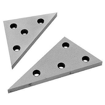 [Australia - AusPower] - HFS Solid 30-60 - 90 Angle and 45-45 - 90 Angle Plate Set Plates Steel 2pcs Set (Plastic Case) 