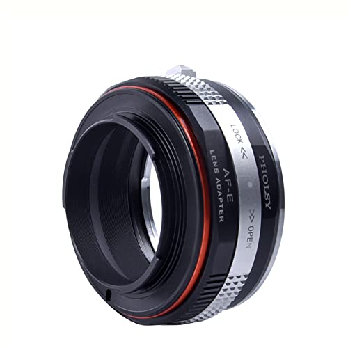 PHOLSY Lens Adapter Compatible with Sony A Minolta AF Lens to Sony E Camera Sony A / Minolta AF to Sony E