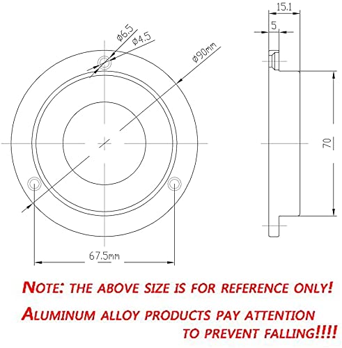[Australia - AusPower] - Generic 90MM Universal Luminous Aluminum Alloy Horizontal Bubble Level 