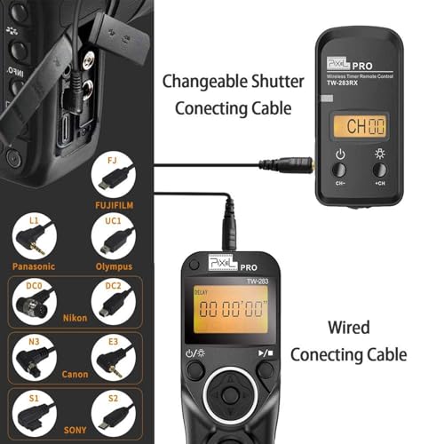 Camera Remote Control TW-283C2 Wireless Remote Shutter Release for Sony A7C2 A6700 A7M5 ZV-E1 ZV-E10II TW283/C2