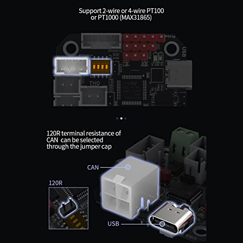 BIGTREETECH EBB 36 CAN V1.1 with Max31865 for Boards for Klipper Raspberry EBB 36 with Max31865