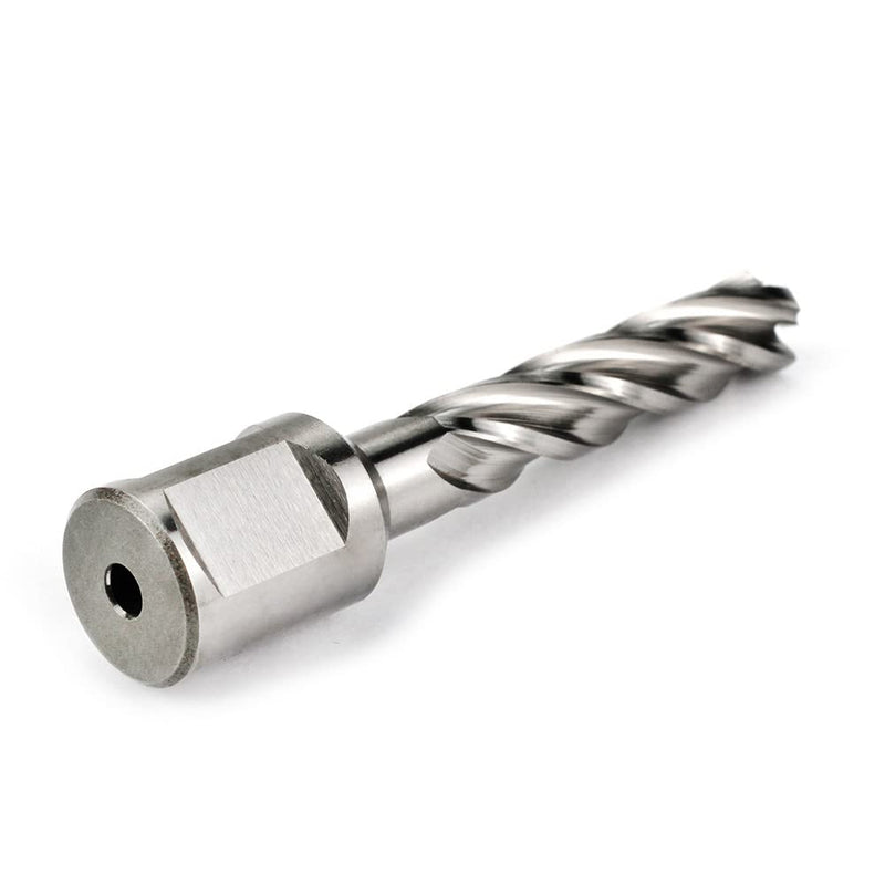 OSCARBIDE 7/16"X2"HSS Annular Cutter 7/16 inch Cutting Diameter 2 Depth of Cut,3/4 inch Weldon Shank 2 Flat Mag Drill Bit with Pilot Pin for Magnetic Drill Press,1 Piece